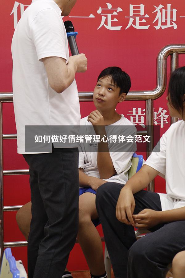 如何做好情绪管理心得体会范文