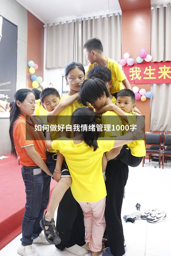 如何做好自我情绪管理1000字