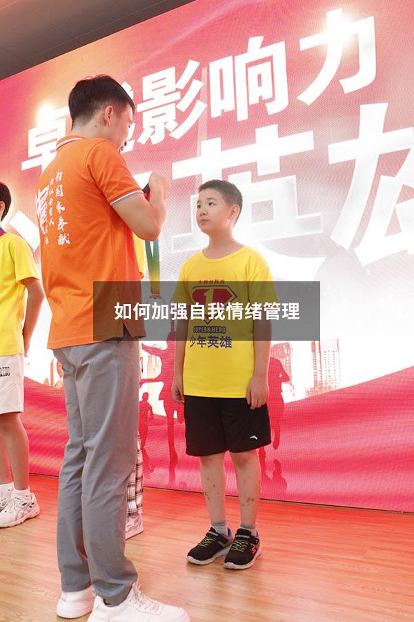 如何加强自我情绪管理