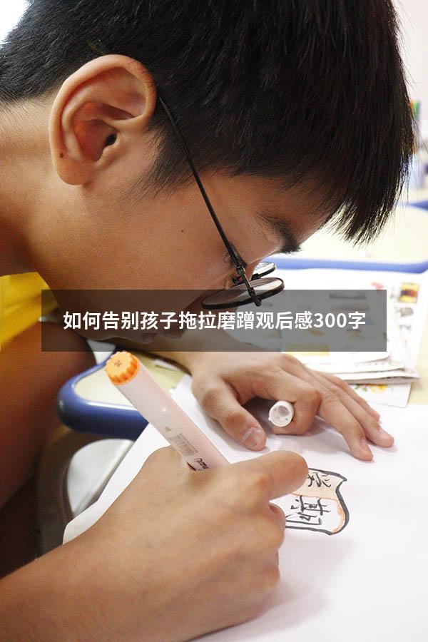 如何告别孩子拖拉磨蹭观后感300字