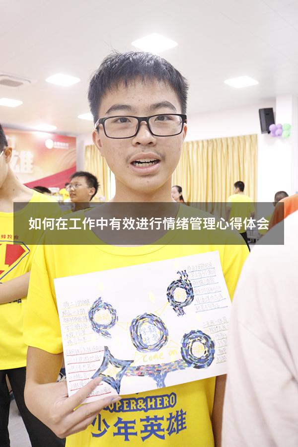 如何在工作中有效进行情绪管理心得体会