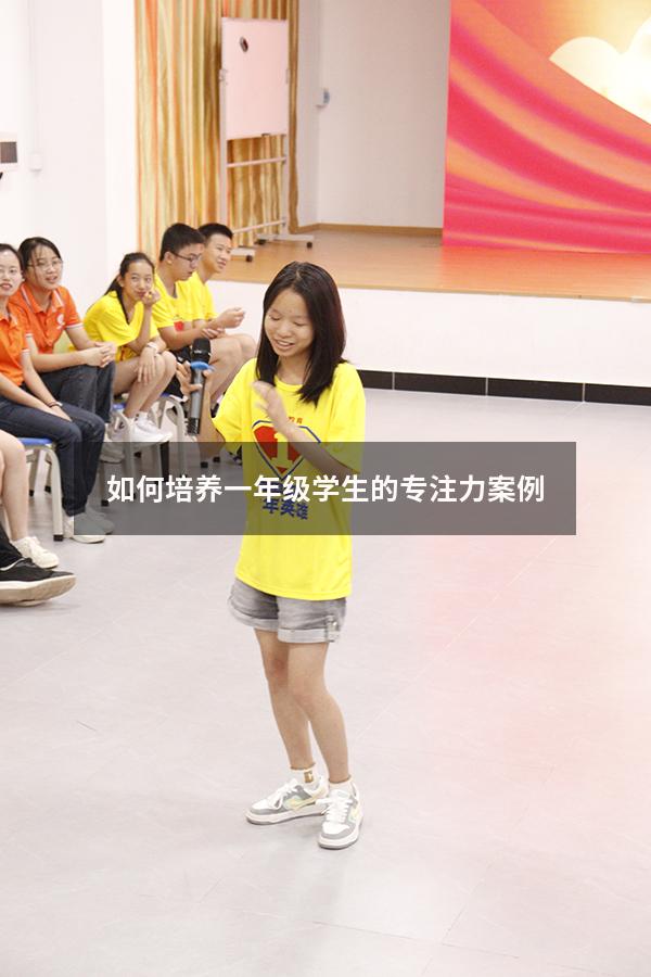 如何培养一年级学生的专注力案例
