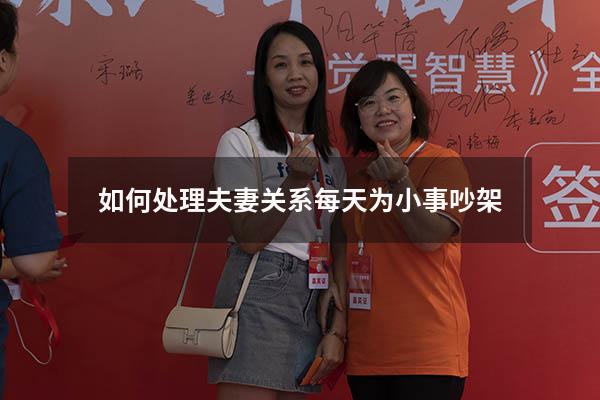 如何处理夫妻关系每天为小事吵架