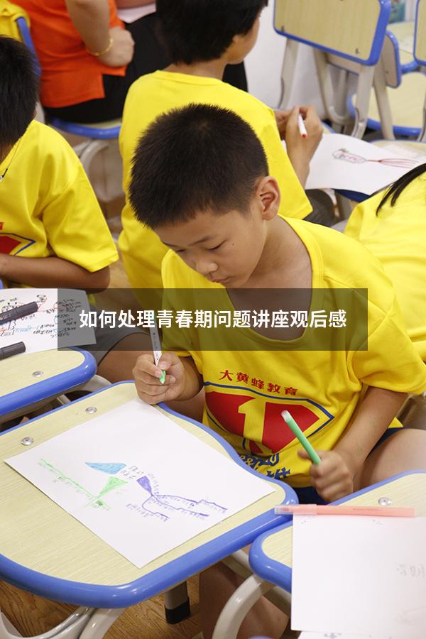 如何处理青春期问题讲座观后感