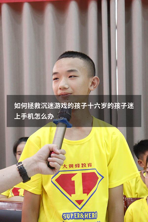 如何拯救沉迷游戏的孩子（十六岁的孩子迷上手机怎么办）