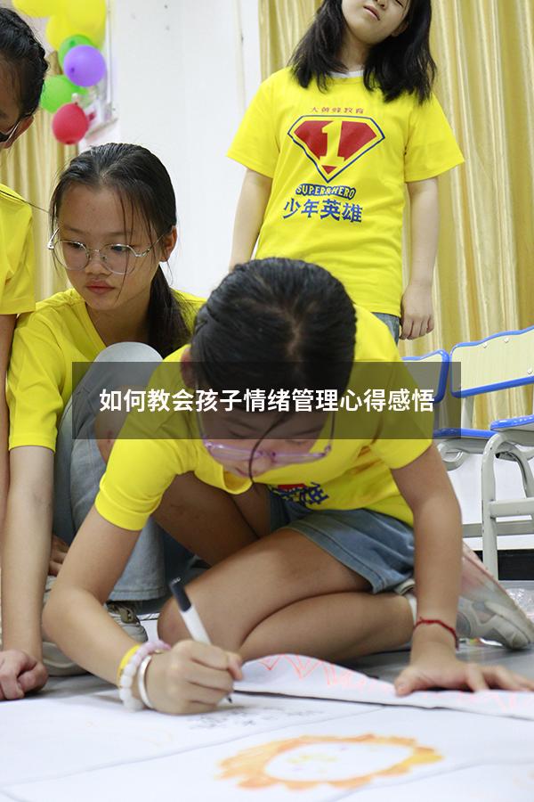 如何教会孩子情绪管理心得感悟