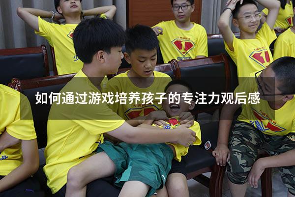 如何通过游戏培养孩子的专注力观后感