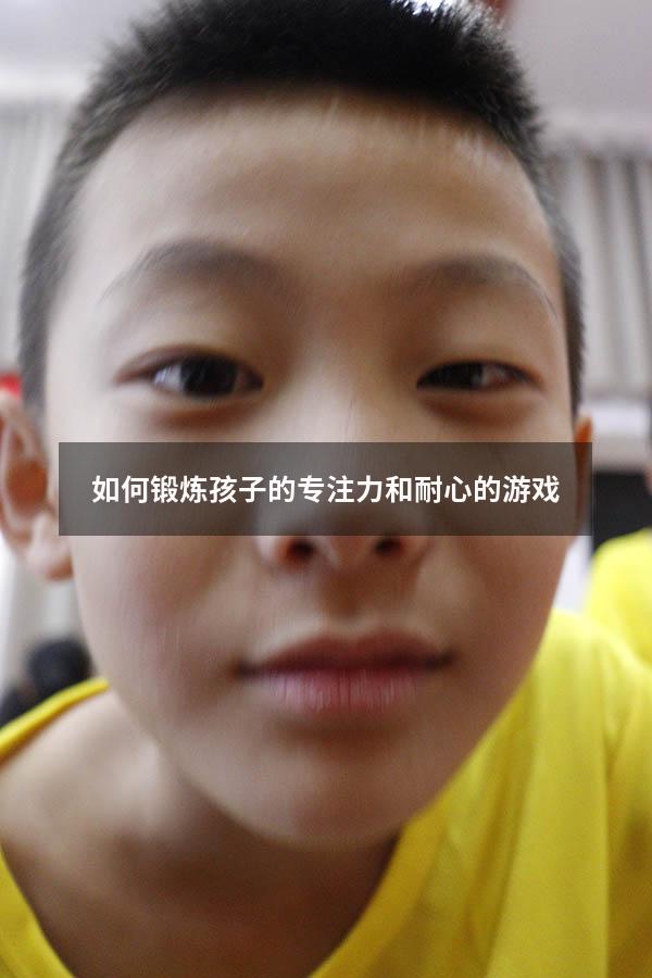 如何锻炼孩子的专注力和耐心的游戏