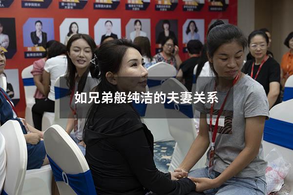 如兄弟般纯洁的夫妻关系