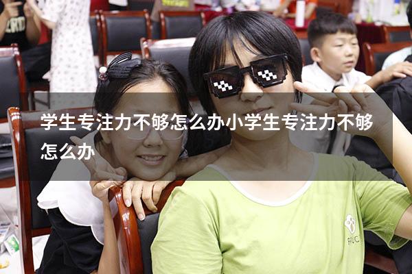 学生专注力不够怎么办（小学生专注力不够怎么办）