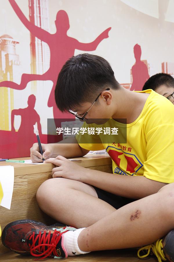 学生厌学辍学调查