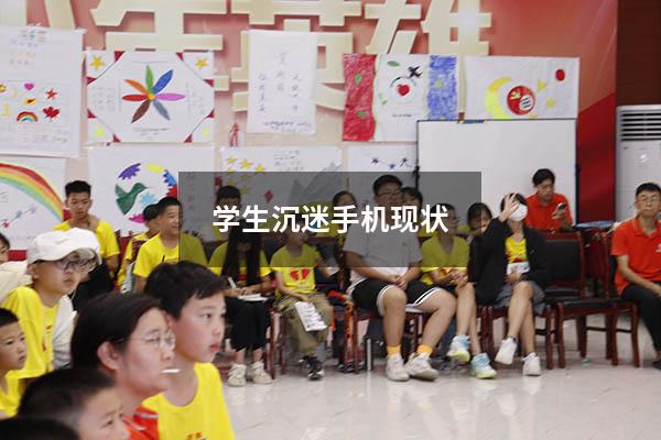 学生沉迷手机现状
