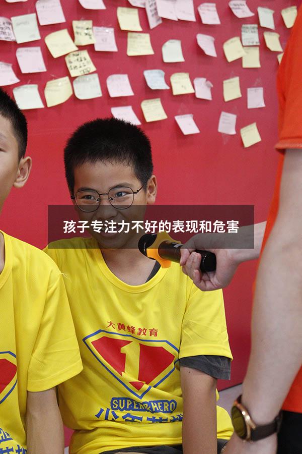 孩子专注力不好的表现和危害