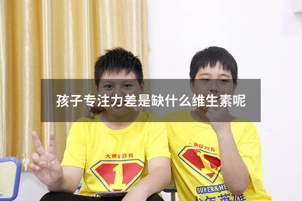 孩子专注力差是缺什么维生素呢