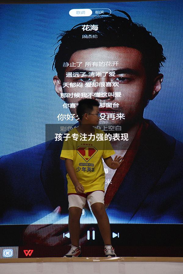 孩子专注力强的表现