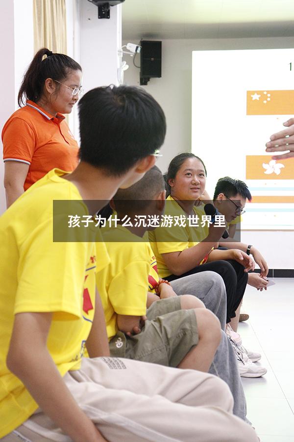 孩子为什么沉迷游戏世界里