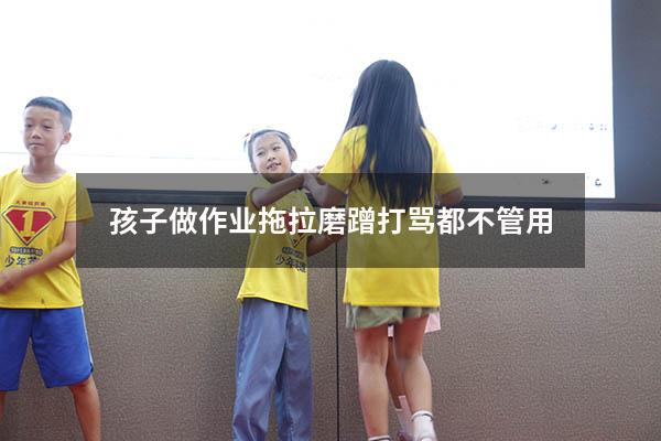 孩子做作业拖拉磨蹭打骂都不管用