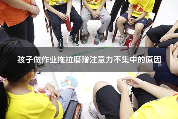 孩子做作业拖拉磨蹭注意力不集中的原因