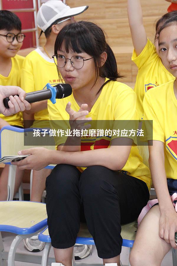 孩子做作业拖拉磨蹭的对应方法