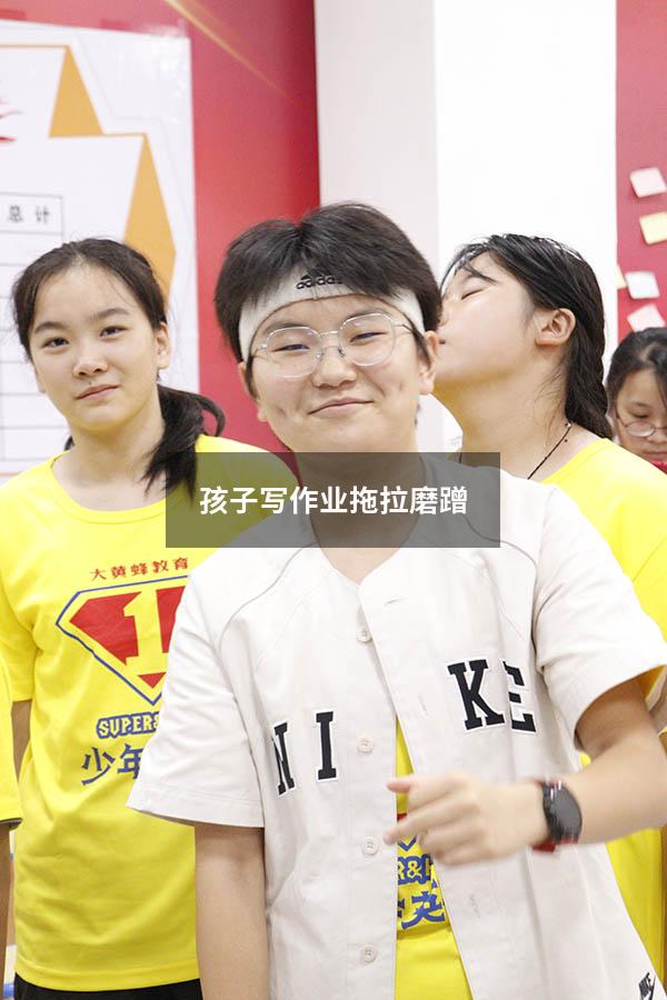 孩子写作业拖拉磨蹭