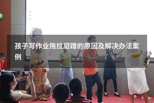 孩子写作业拖拉磨蹭的原因及解决办法案例