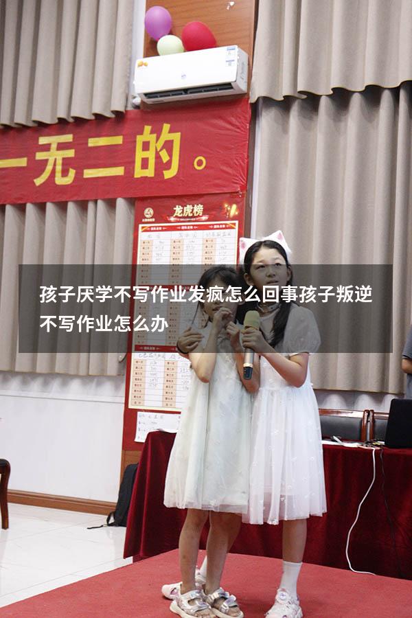 孩子厌学不写作业发疯怎么回事（孩子叛逆不写作业怎么办）