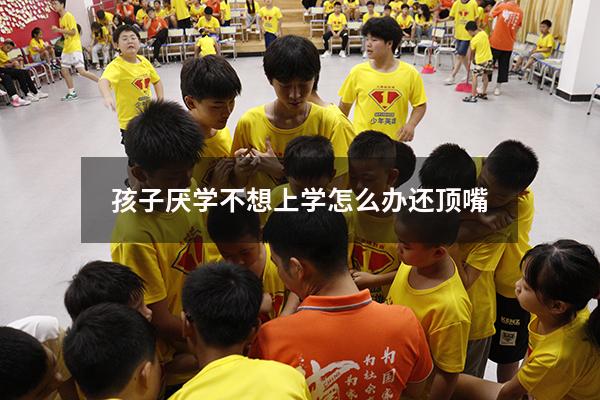 孩子厌学不想上学怎么办还顶嘴