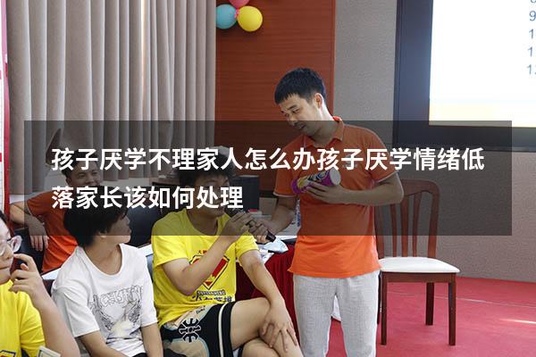 孩子厌学不理家人怎么办（孩子厌学情绪低落家长该如何处理）