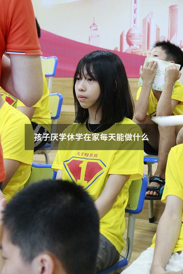 孩子厌学休学在家每天能做什么