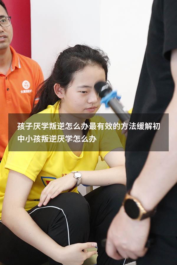 孩子厌学叛逆怎么办最有效的方法缓解（初中小孩叛逆厌学怎么办）