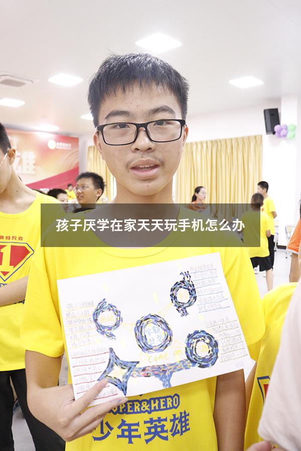 孩子厌学在家天天玩手机怎么办