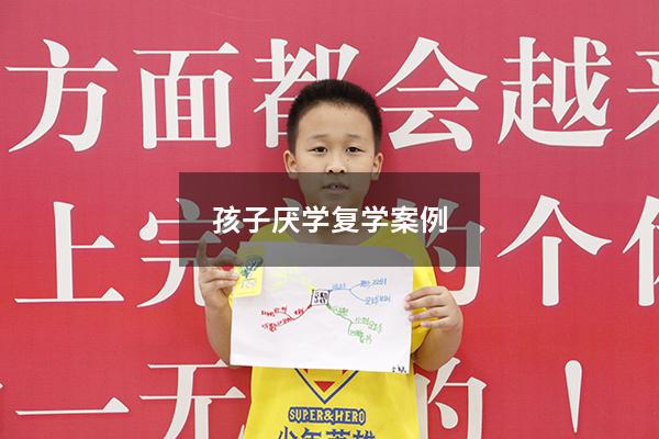 孩子厌学复学案例