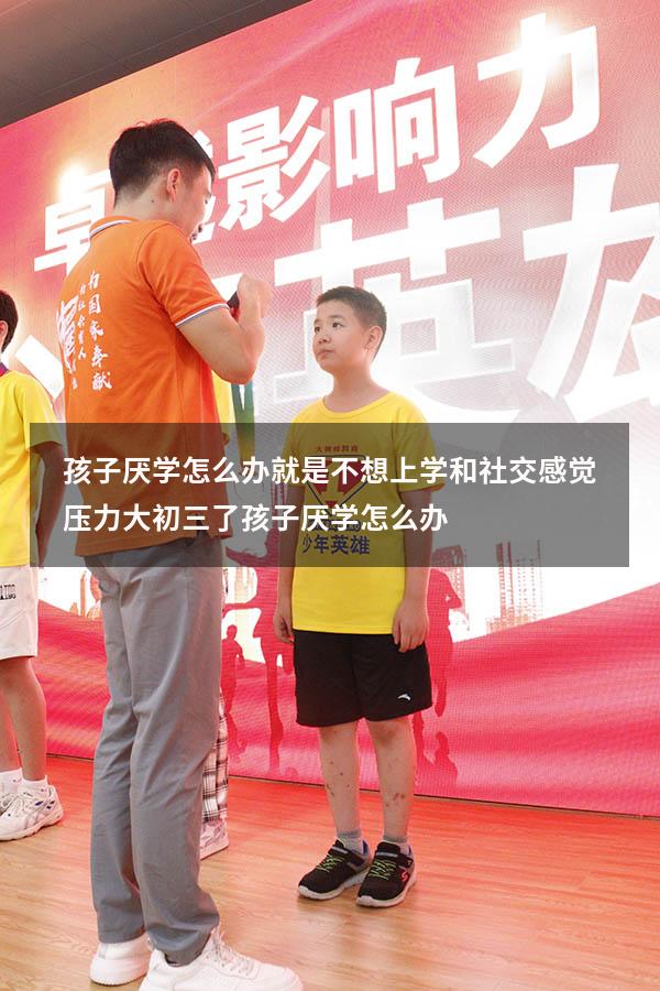 孩子厌学怎么办？就是不想上学和社交，感觉压力大（初三了孩子厌学怎么办）