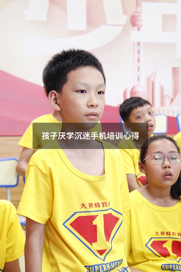 孩子厌学沉迷手机培训心得