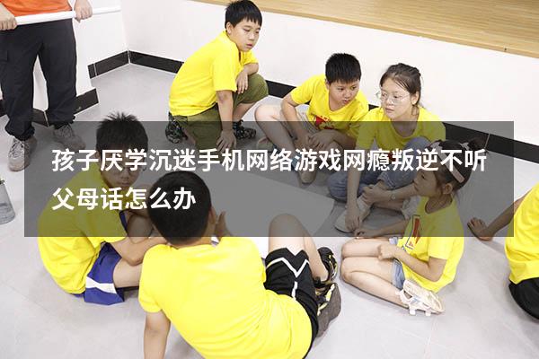 孩子厌学沉迷手机网络游戏网瘾叛逆不听父母话怎么办