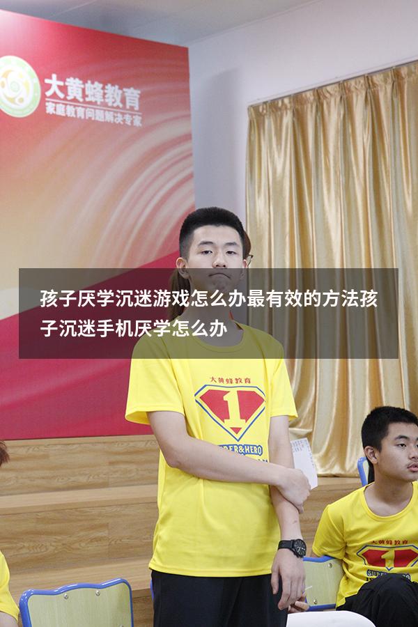 孩子厌学沉迷游戏怎么办最有效的方法（孩子沉迷手机厌学怎么办）