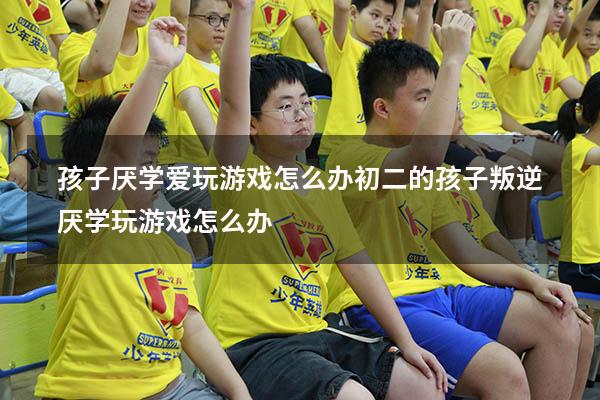 孩子厌学爱玩游戏怎么办（初二的孩子叛逆厌学玩游戏怎么办）