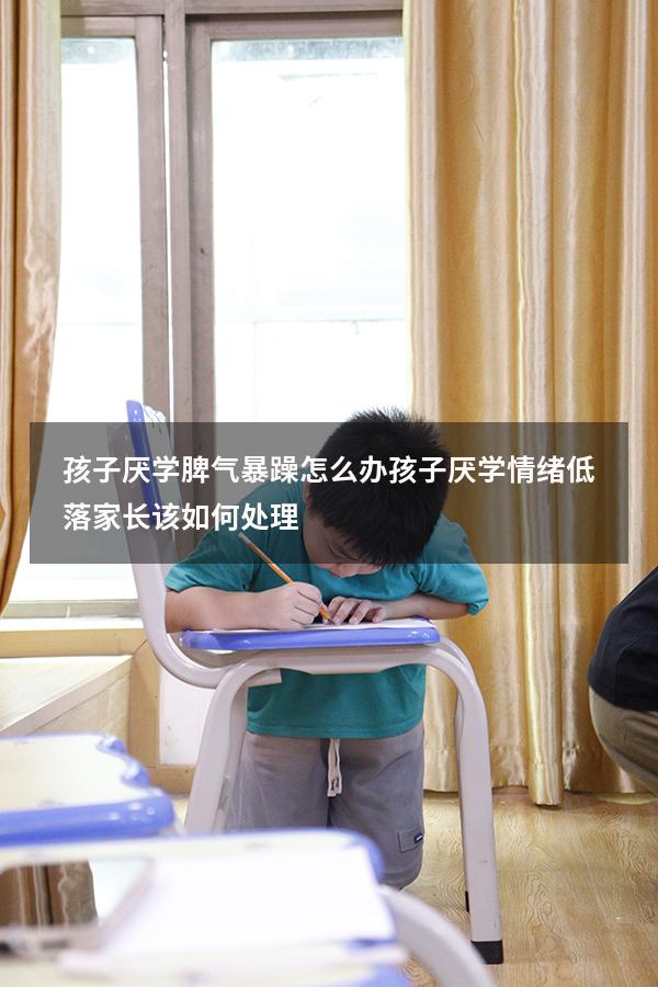 孩子厌学脾气暴躁怎么办（孩子厌学情绪低落家长该如何处理）