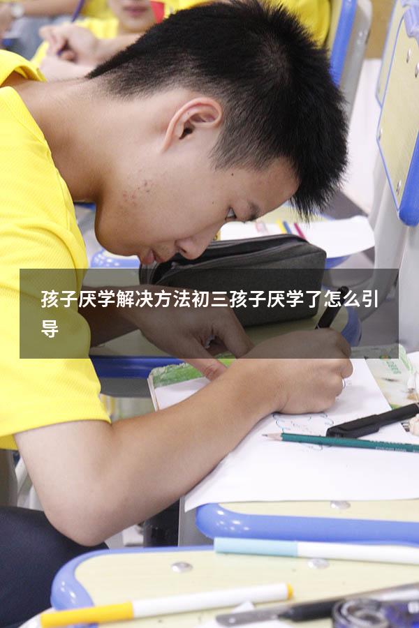 孩子厌学解决方法初三（孩子厌学了怎么引导）