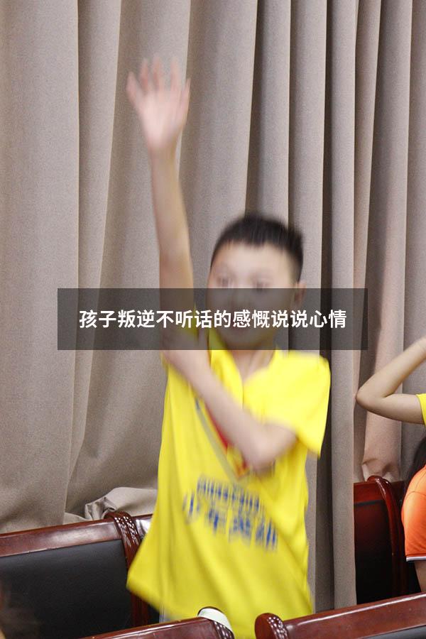孩子叛逆不听话的感慨说说心情