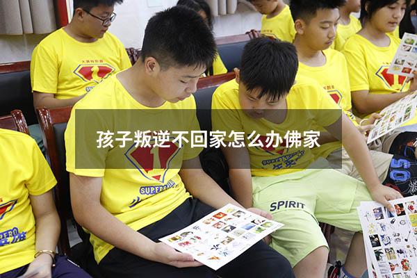 孩子叛逆不回家怎么办佛家