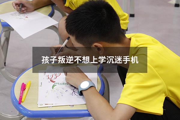 孩子叛逆不想上学沉迷手机