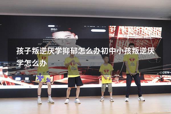 孩子叛逆厌学抑郁怎么办（初中小孩叛逆厌学怎么办）