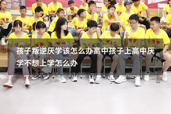 孩子叛逆厌学该怎么办高中（孩子上高中厌学,不想上学怎么办）