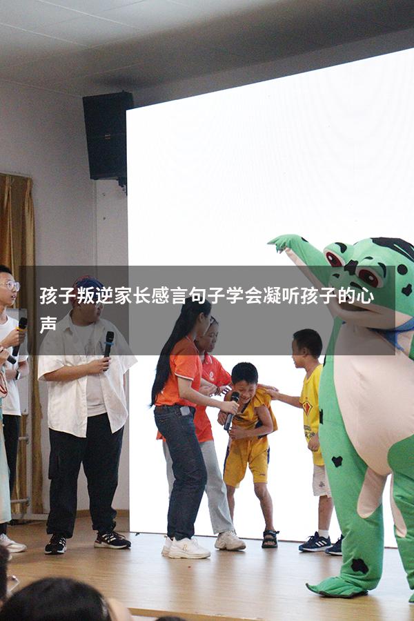 孩子叛逆家长感言句子学会凝听孩子的心声