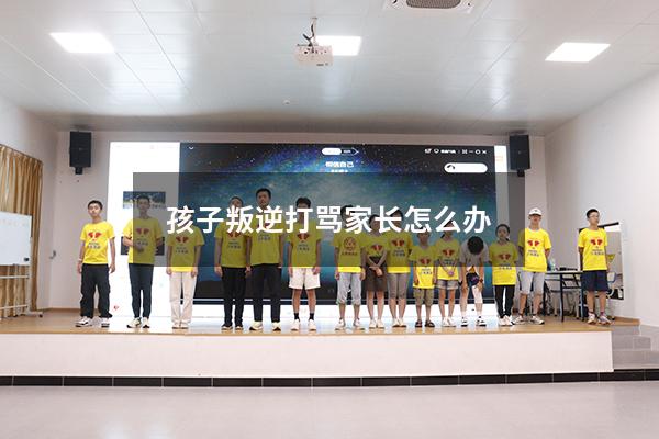 孩子叛逆打骂家长怎么办