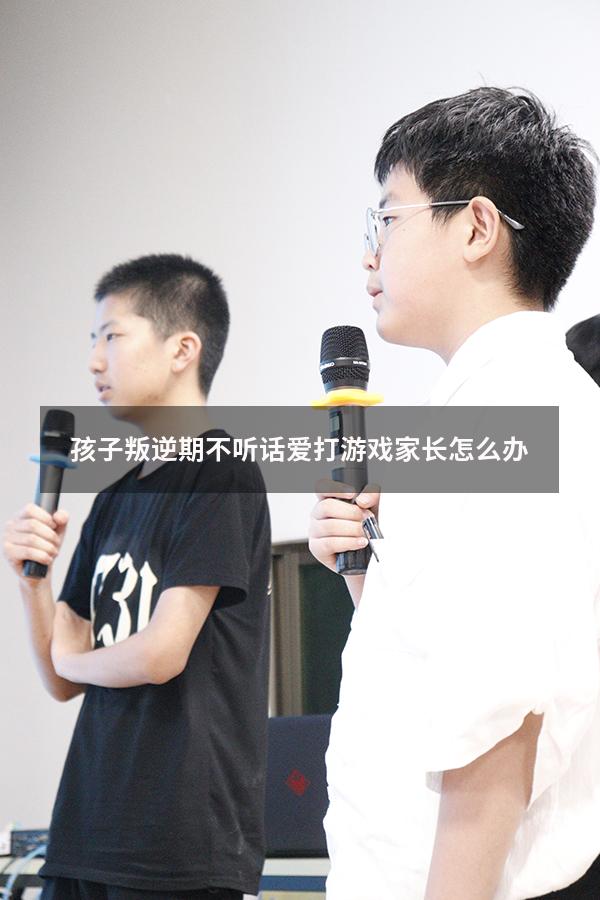 孩子叛逆期不听话爱打游戏家长怎么办