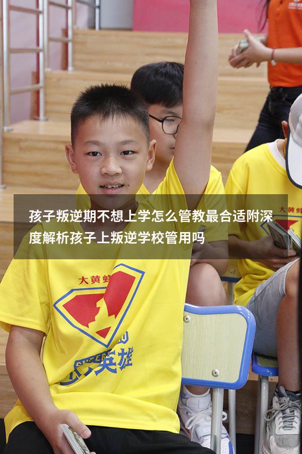 孩子叛逆期不想上学怎么管教最合适？附深度解析!（孩子上叛逆学校管用吗）