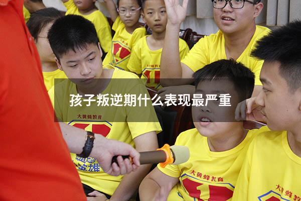 孩子叛逆期什么表现最严重