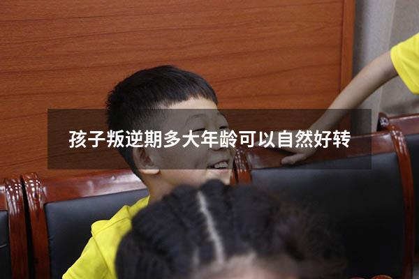 孩子叛逆期多大年龄可以自然好转